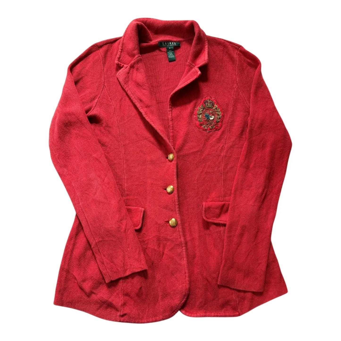 Women's Small Ralph Lauren Red Blazer