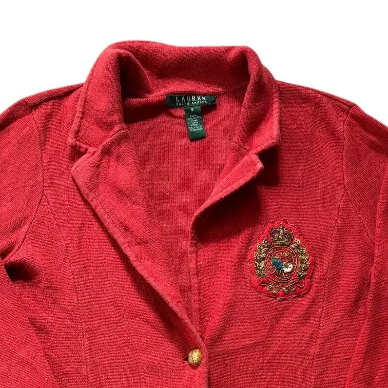 Women's Small Ralph Lauren Red Blazer