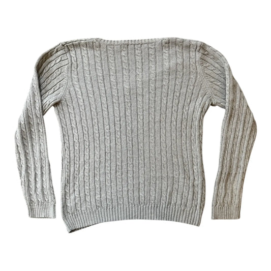 Women's Large Ralph Lauren Grey Cable Knit