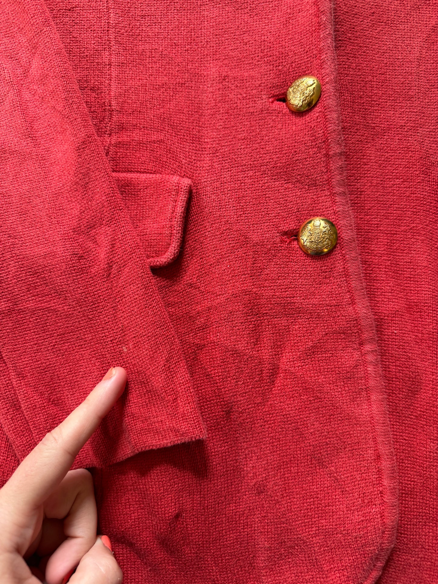 Women's Small Ralph Lauren Red Blazer