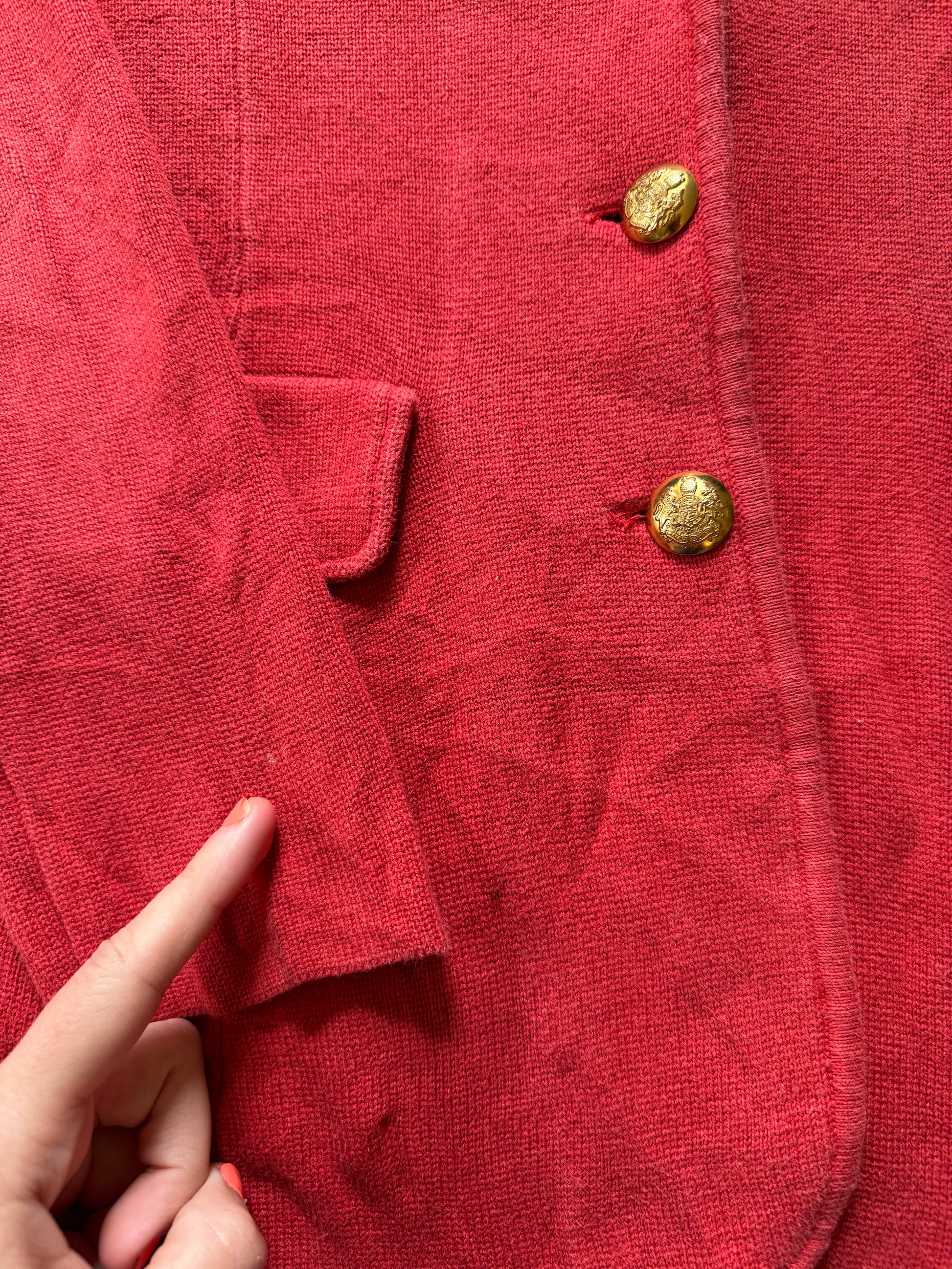 Women's Small Ralph Lauren Red Blazer