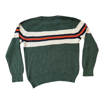 Large Gap Green Merino Wool/ Nylon Knitted Jumper