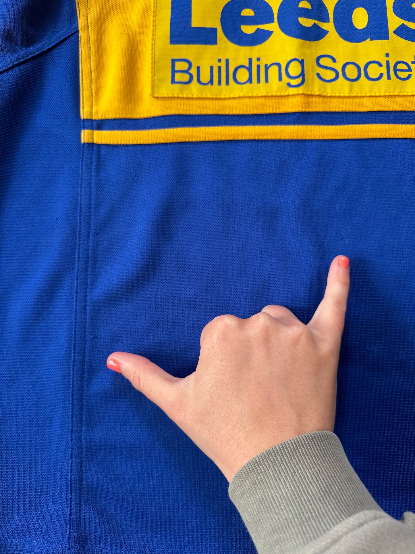 Small Blue Leeds Rhinos Carnegie Challenge Cup 2011 Rugby Shirt