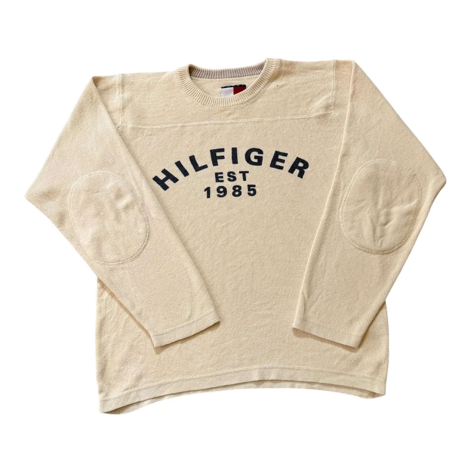 Large Tommy Hilfiger Beige Knitted Jumper