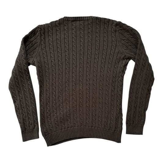 Women's Medium Ralph Lauren Black Cable Knit