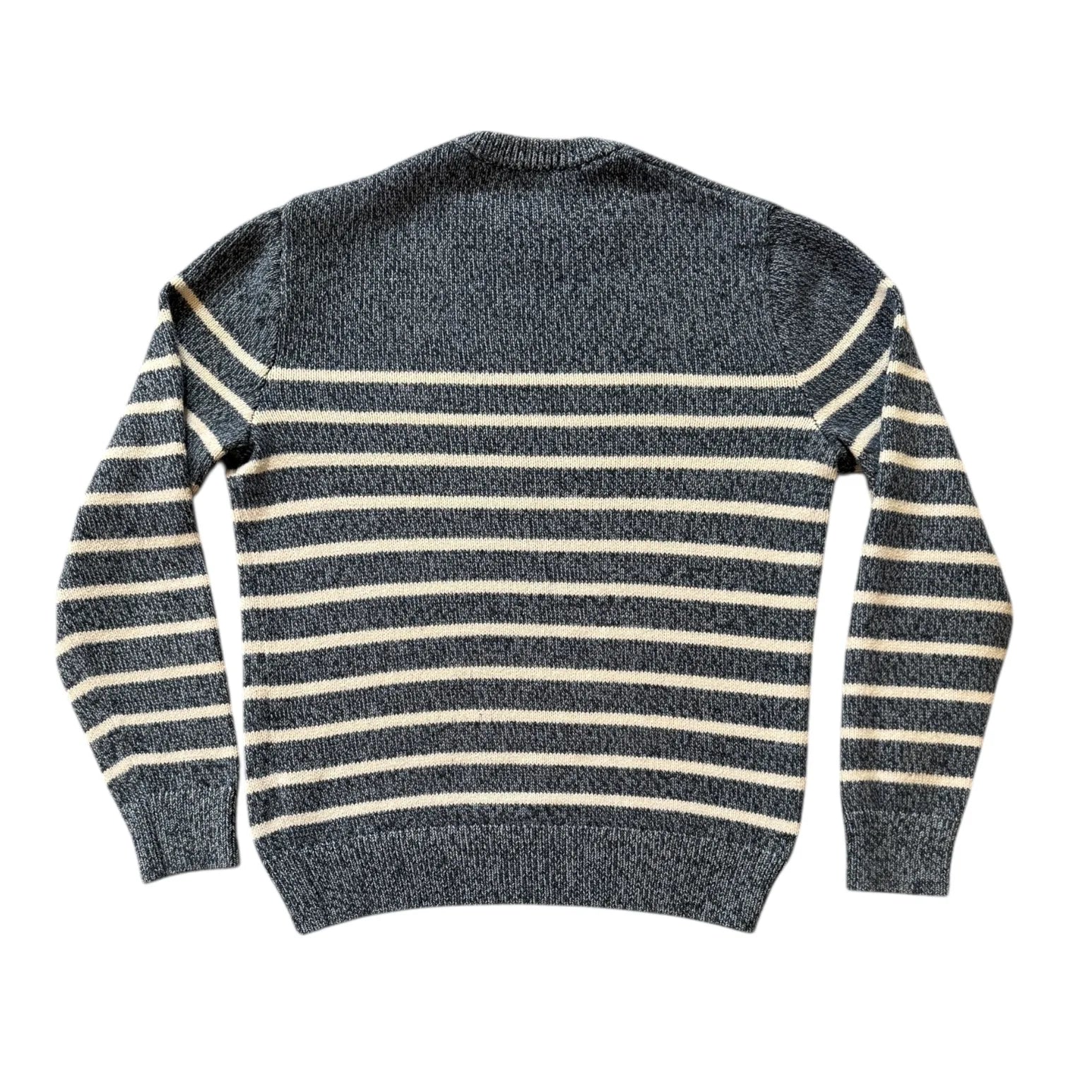 Medium Gap Blue Striped Knitted Jumper
