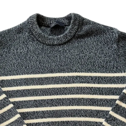 Medium Gap Blue Striped Knitted Jumper