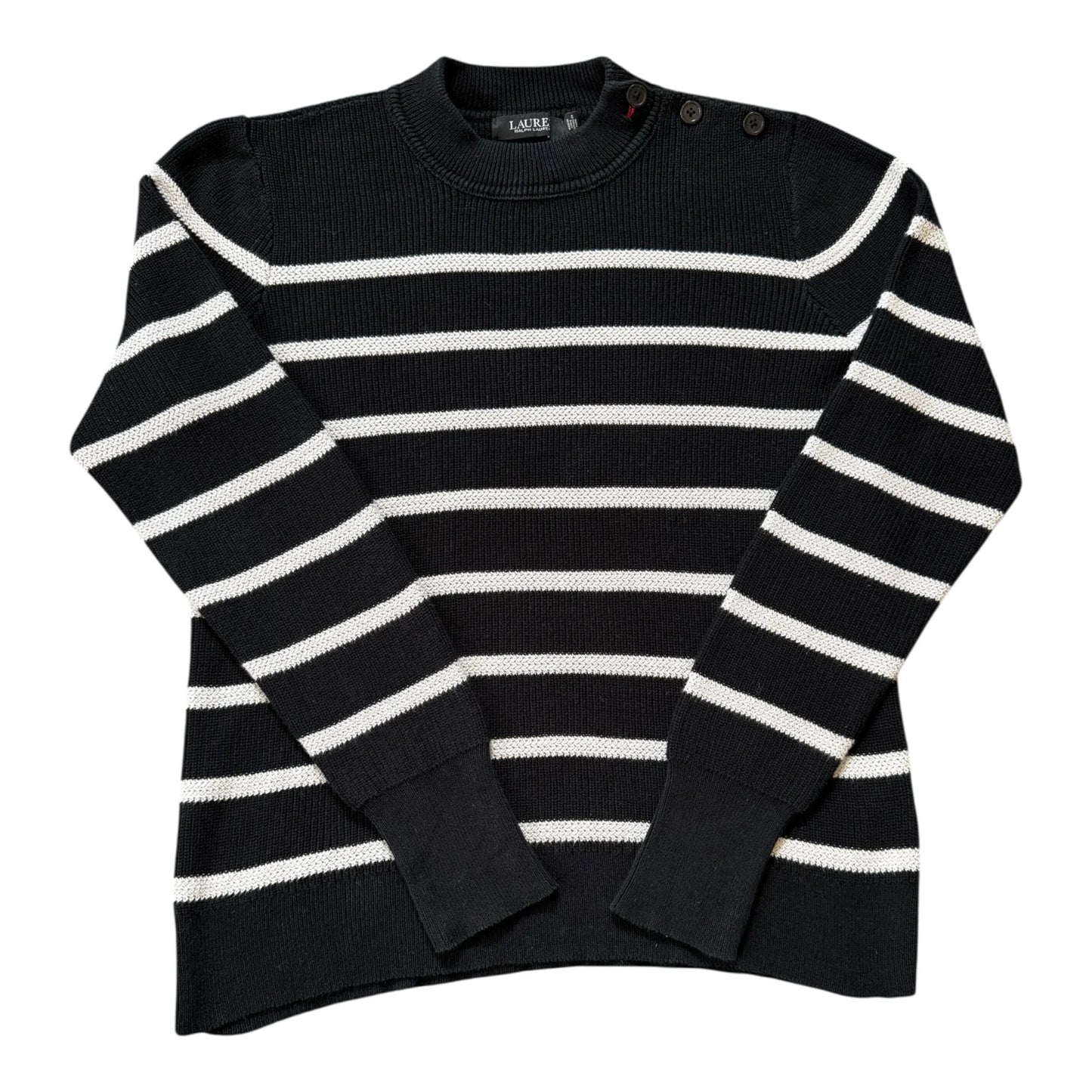 Women's Small Ralph Lauren Black Label Striped Knitted Jumper