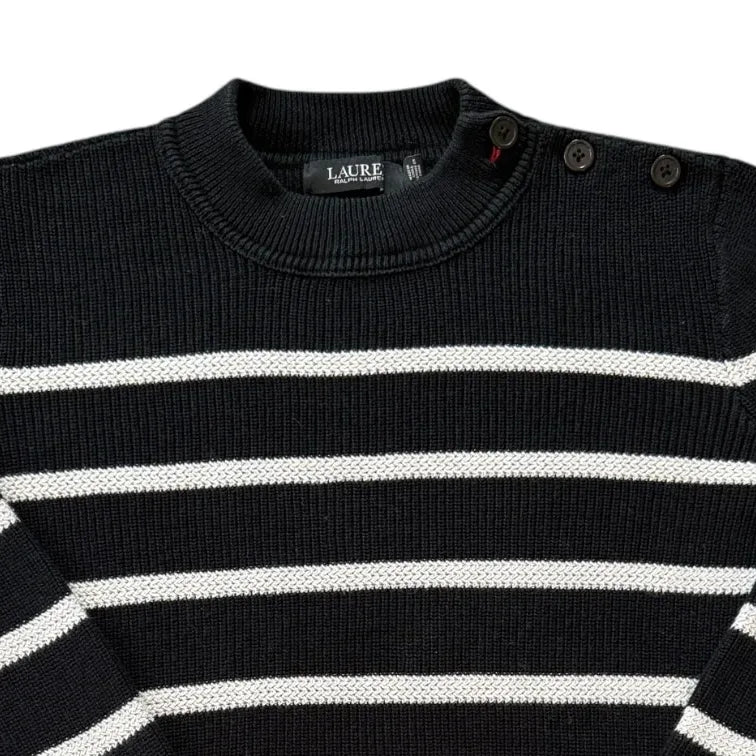 Women's Small Ralph Lauren Black Label Striped Knitted Jumper
