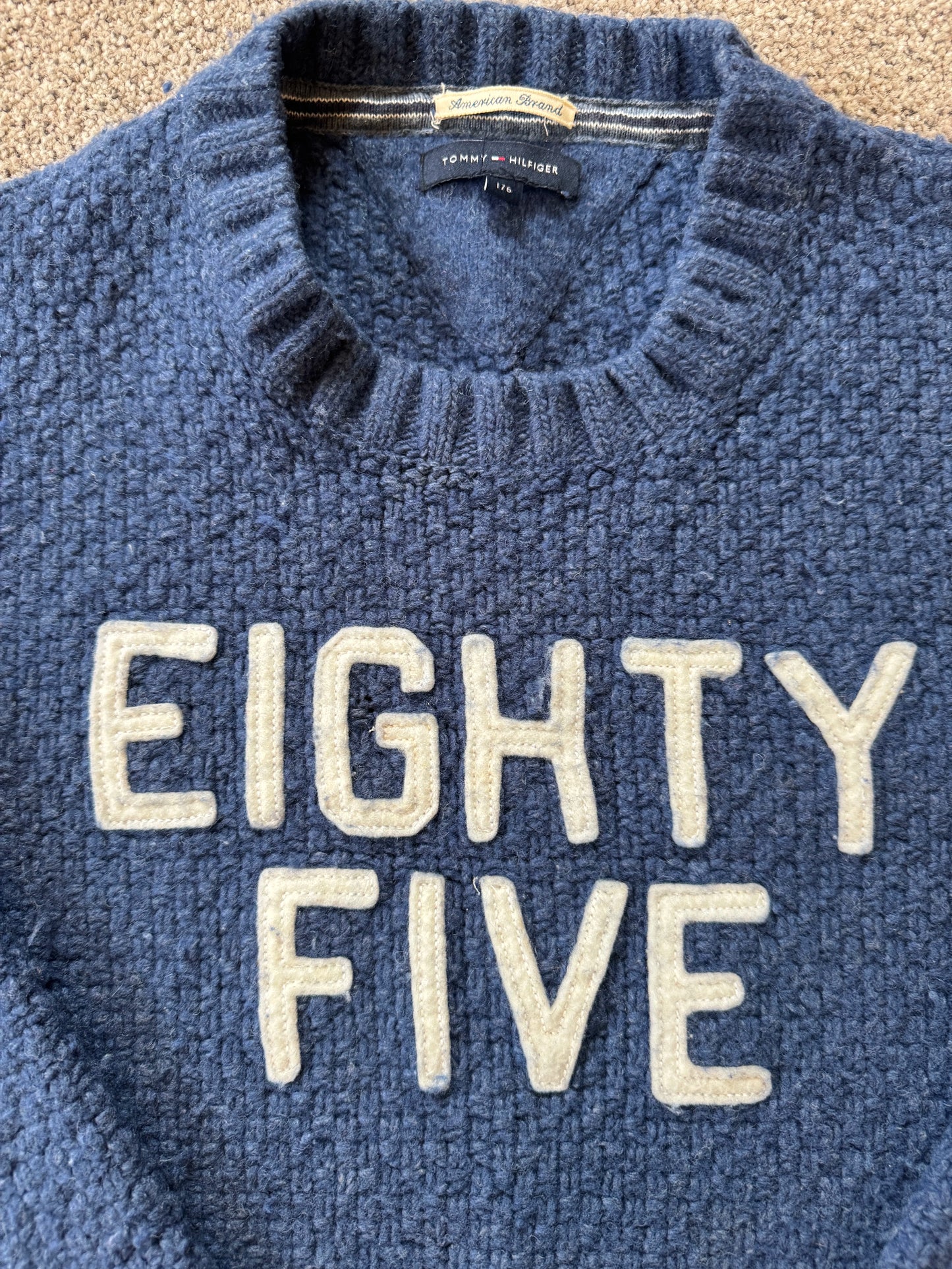 Small Tommy Hilfiger Blue 85 Knitted Jumper