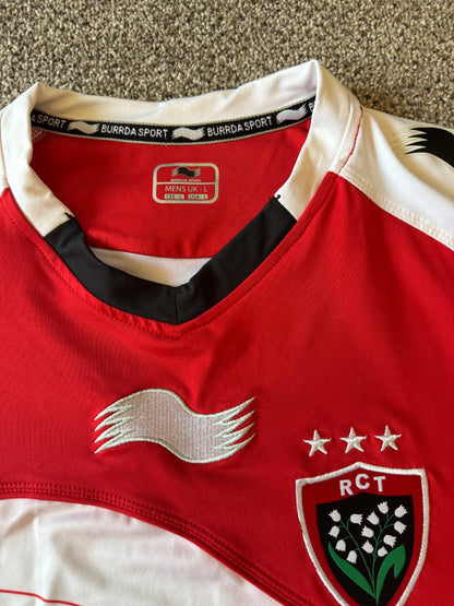 Large White Toulon 2011/12 Rugby Shirt