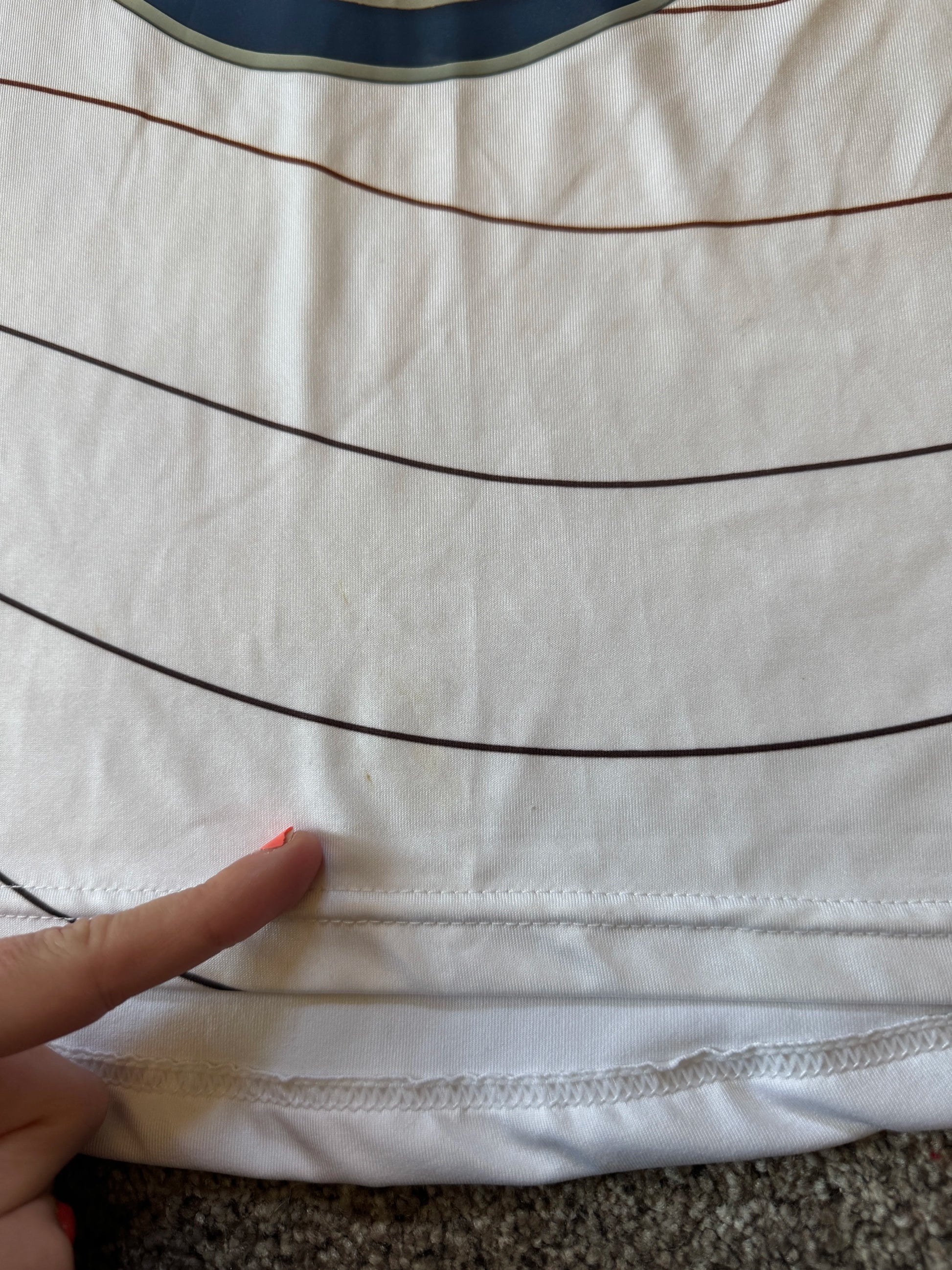 Large White Toulon 2011/12 Rugby Shirt