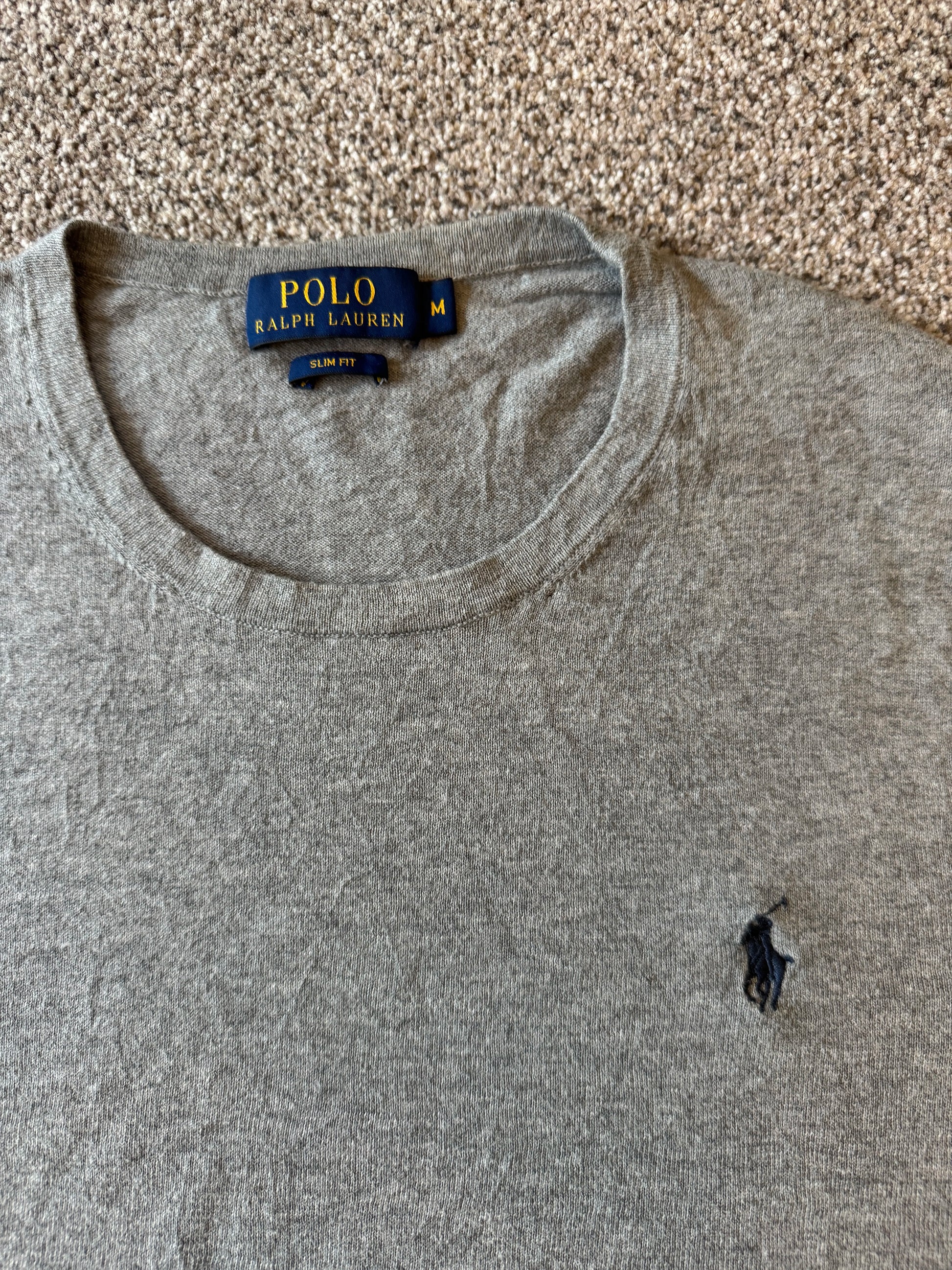 Medium Ralph Lauren Grey Thin Sweatshirt