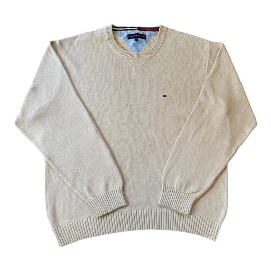 Extra large Tommy Hilfiger Beige Knitted Jumper