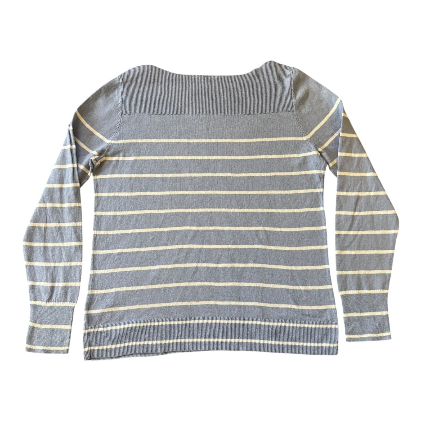 Women's Medium Gap Blue Striped Thin Jumper