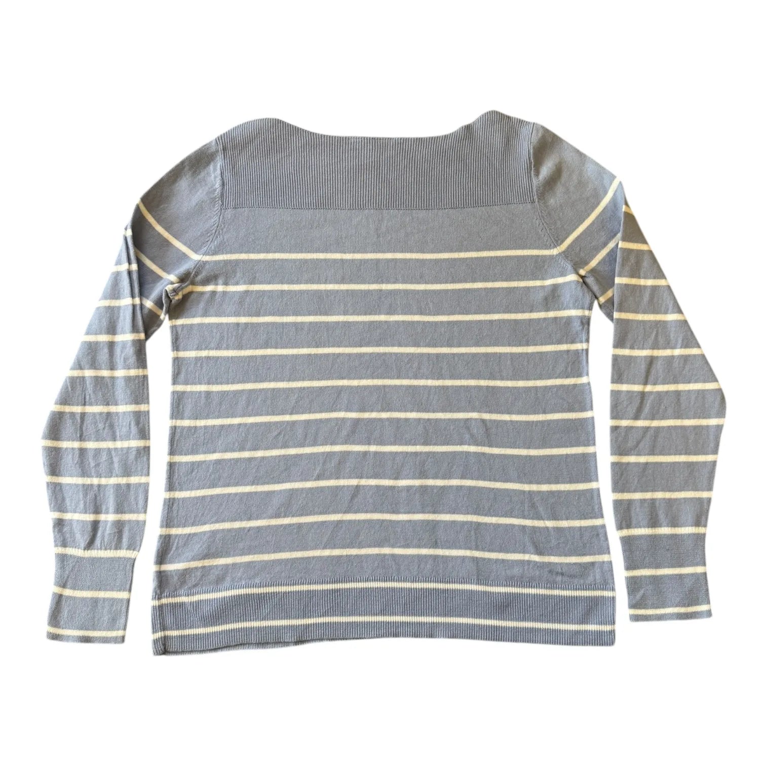 Women's Medium Gap Blue Striped Thin Jumper