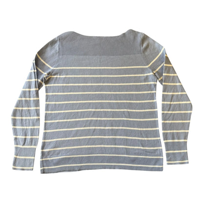Women's Medium Gap Blue Striped Thin Jumper