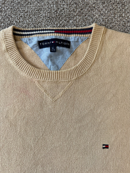 Extra large Tommy Hilfiger Beige Knitted Jumper