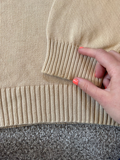 Extra large Tommy Hilfiger Beige Knitted Jumper