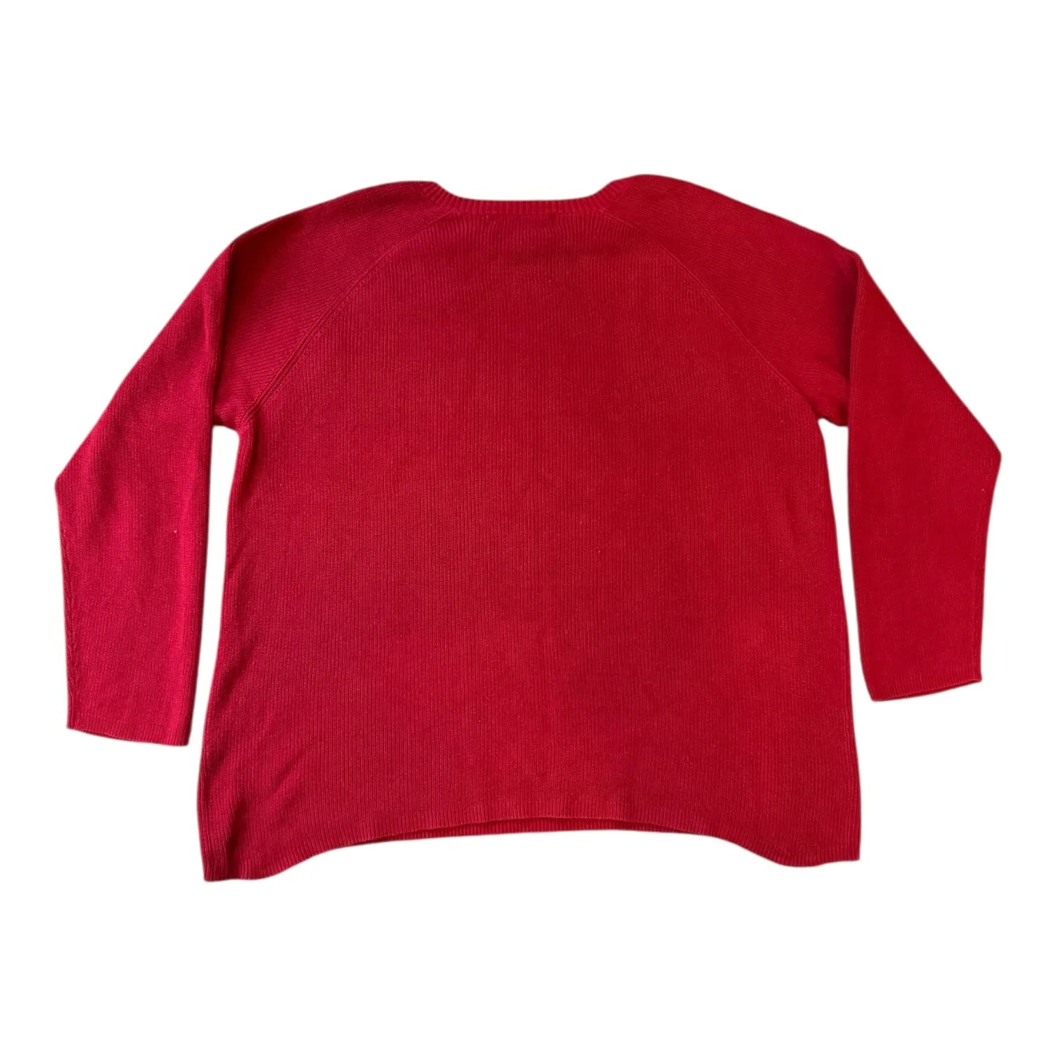 Women's XXL Ralph Lauren Red Knitted Jumper
