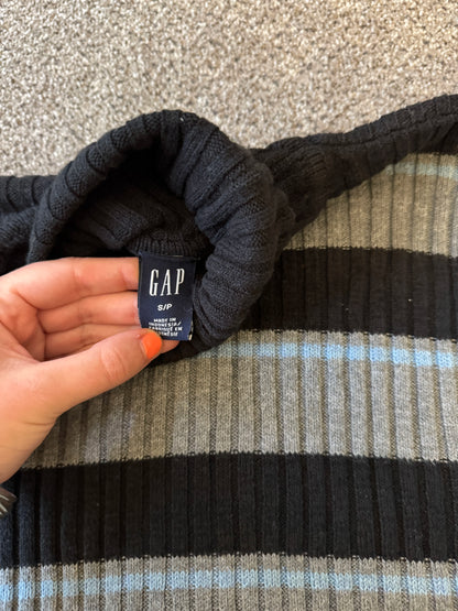 Women's Small Gap Black, Grey and Blue Turtle Neck