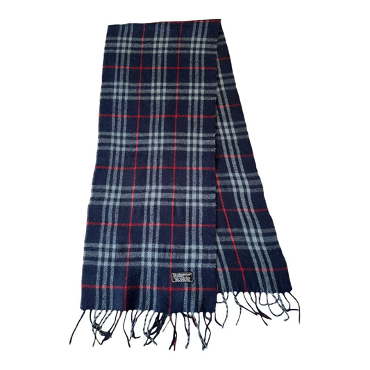Burberry Lambswool Navy Scarf