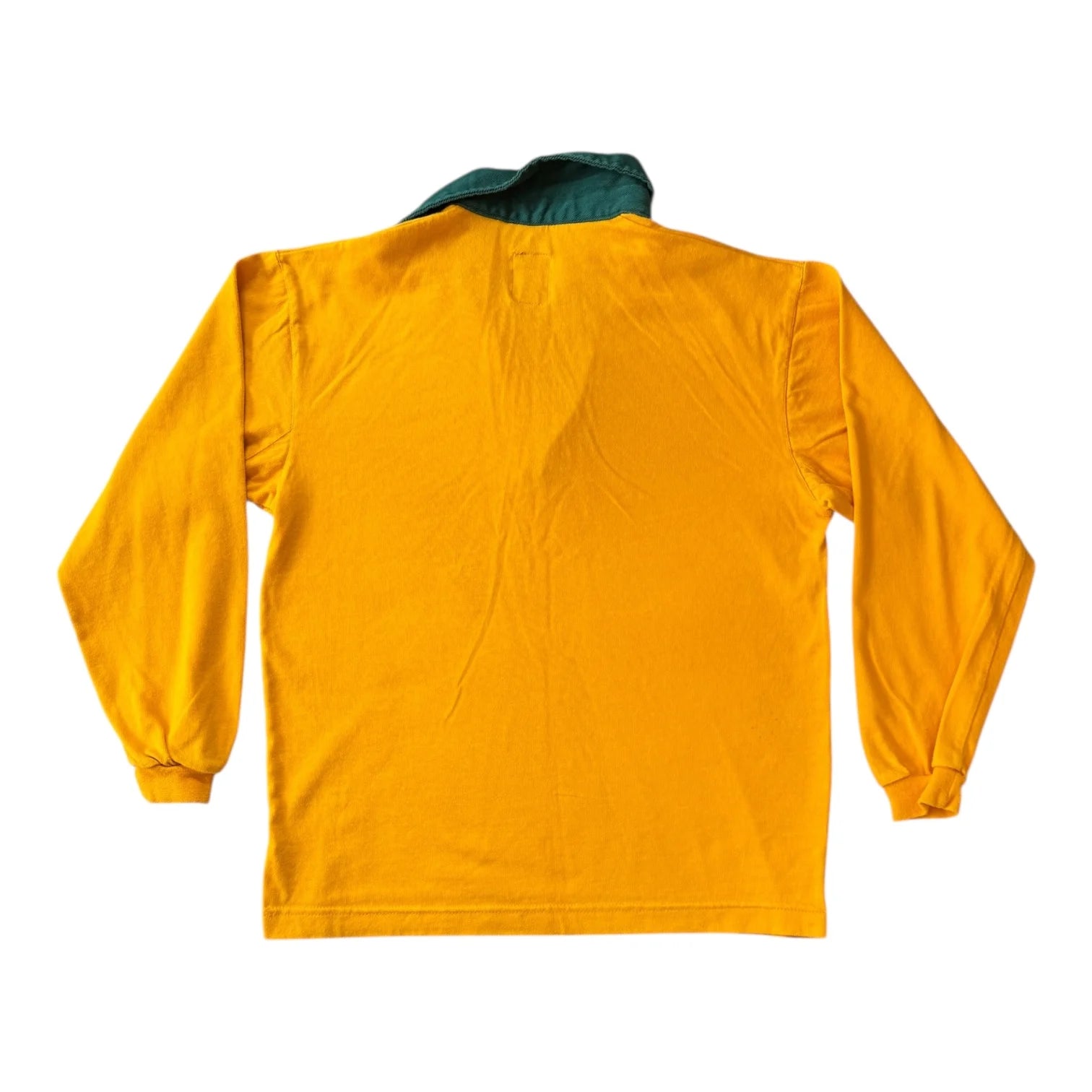 Aged 11/12 Cotton Traders Yellow Australia Rugby Shirt