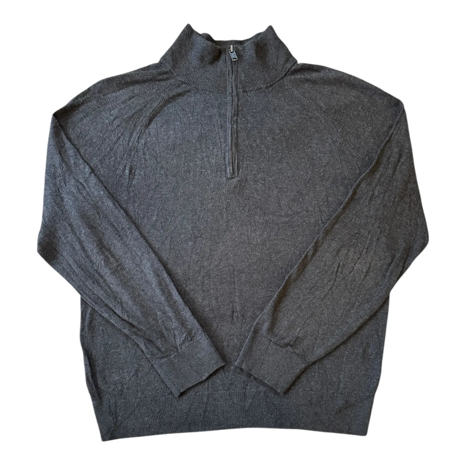 Small Gap Dark Grey 1/4 Zip