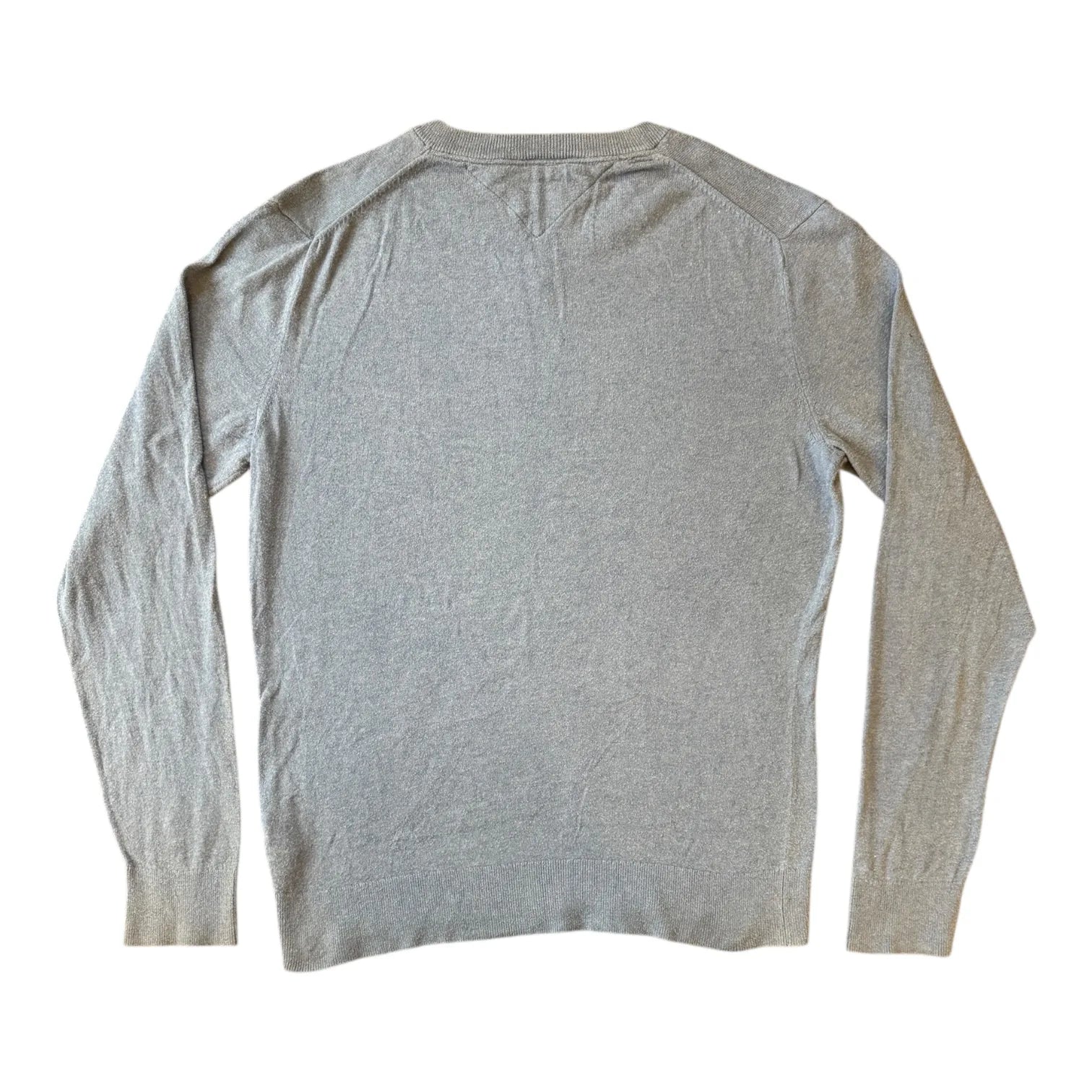 Large Tommy Hilfiger Blue V-Neck Jumper