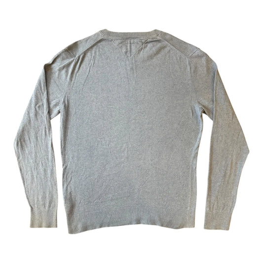 Large Tommy Hilfiger Blue V-Neck Jumper