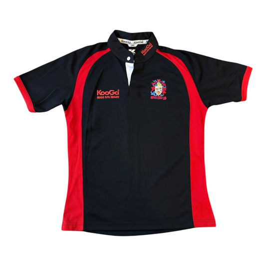 Large Kooga Black Wigan Warriors Rugby Shirt