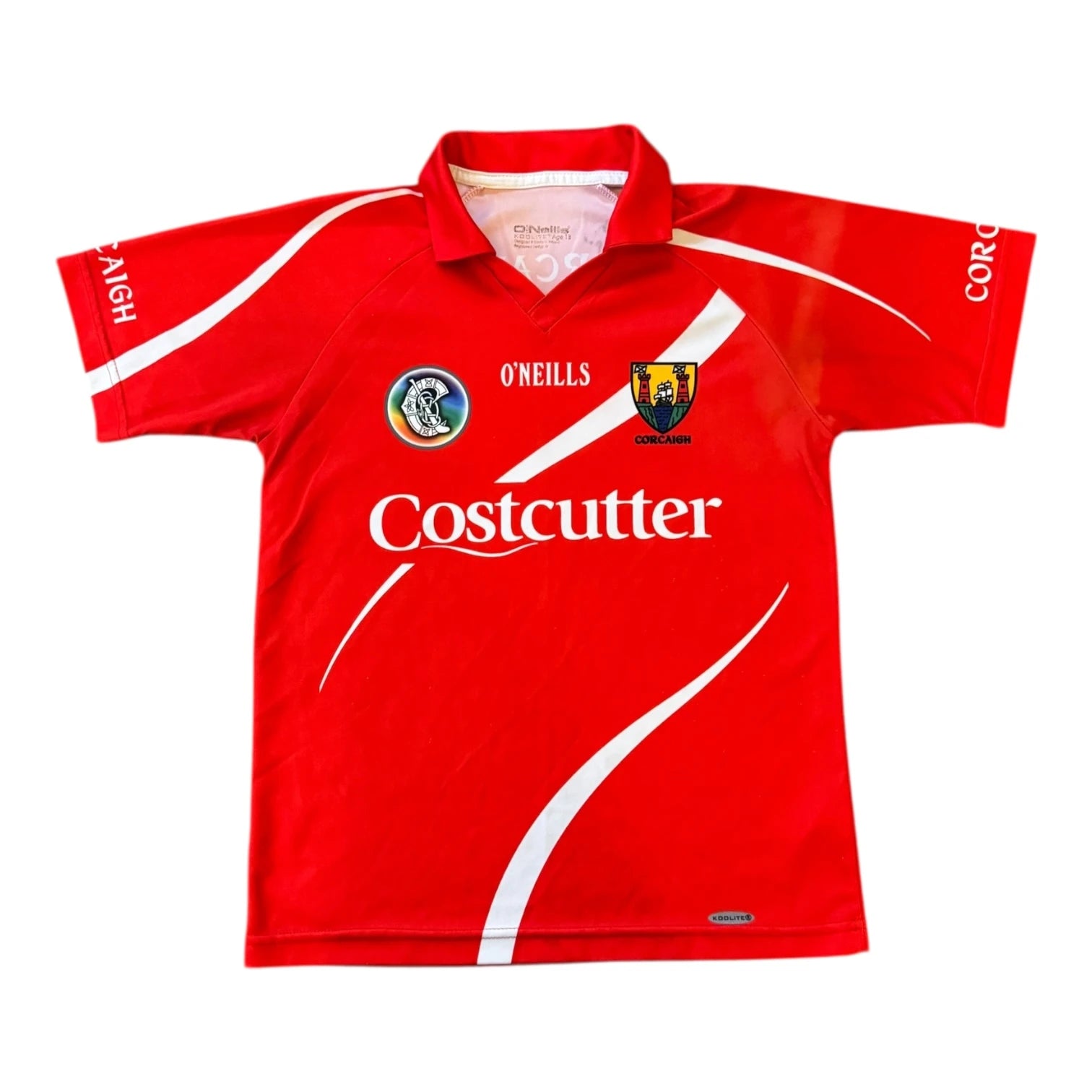 Aged 13 O'neills Red Cork GAA Jersey