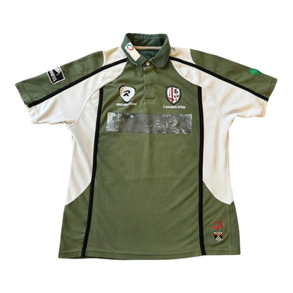 Large Rugby Tech Green London Irish 2008/09 Rugby Shirt