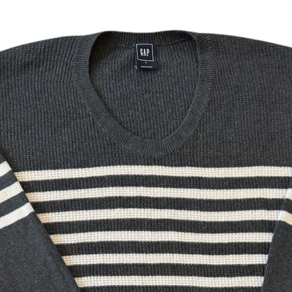 Women's Small Gap Grey V-Neck Jumper