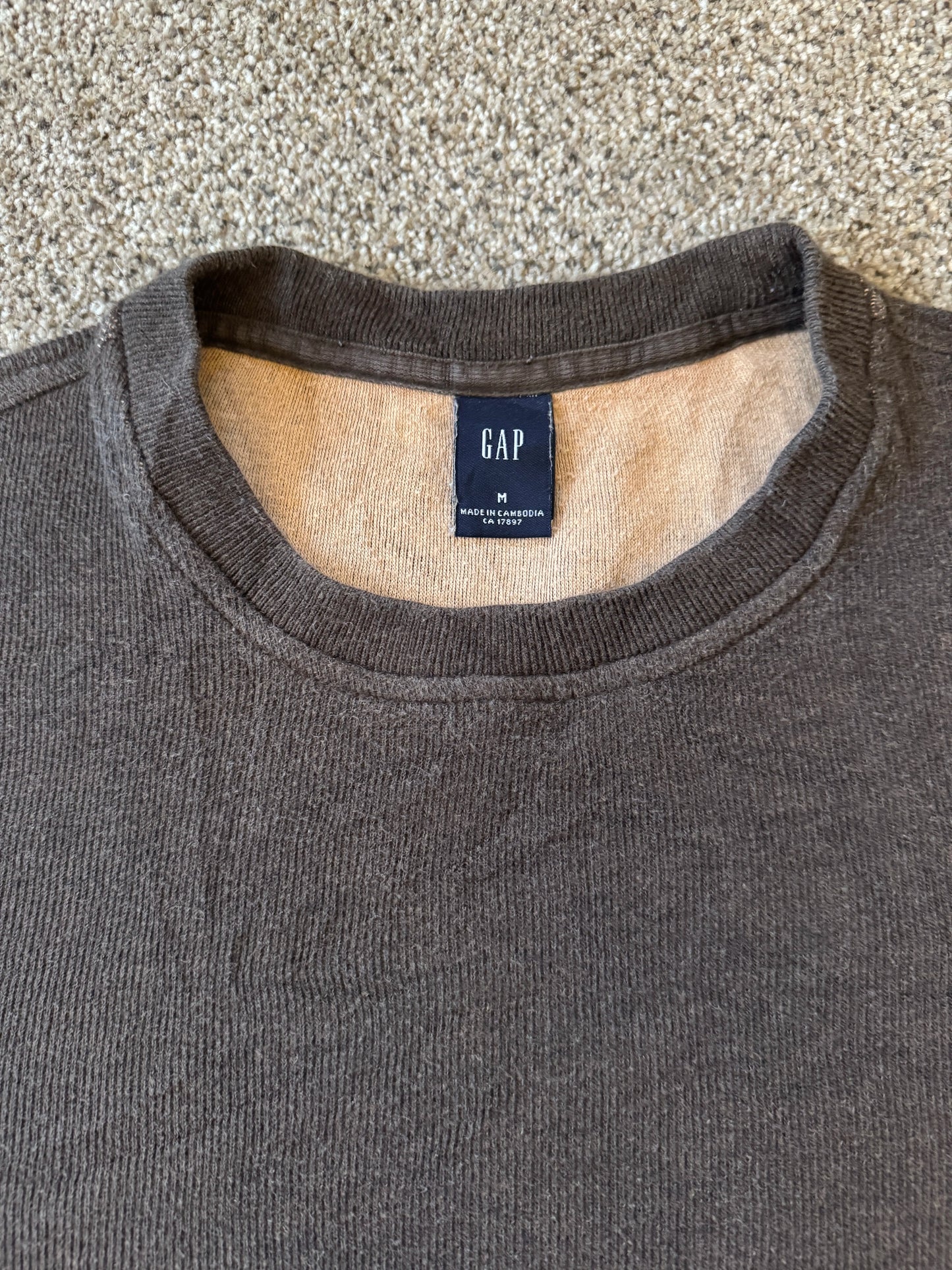 Medium Gap Brown Thin Sweatshirt