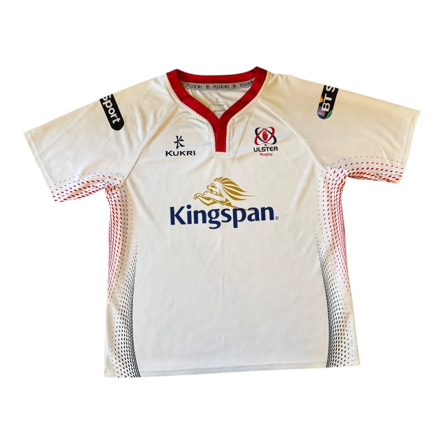 Extra large Kukri White Ulster Rugby Shirt