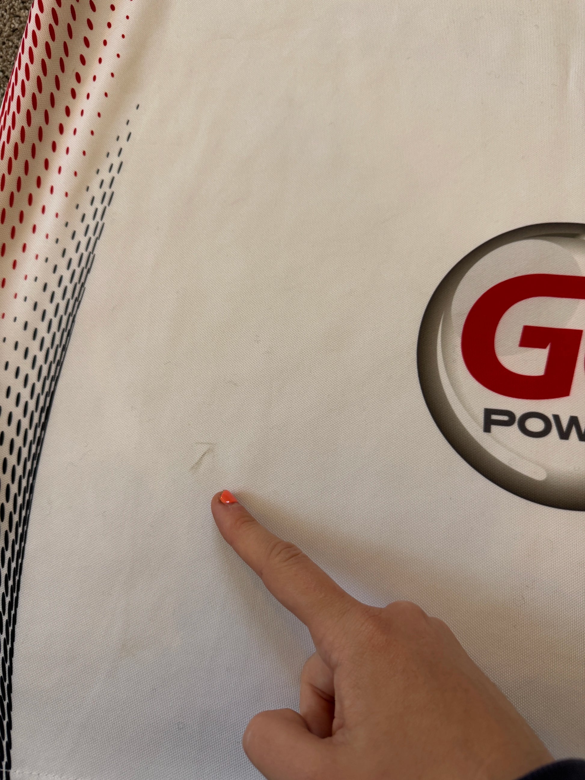 Extra large Kukri White Ulster Rugby Shirt