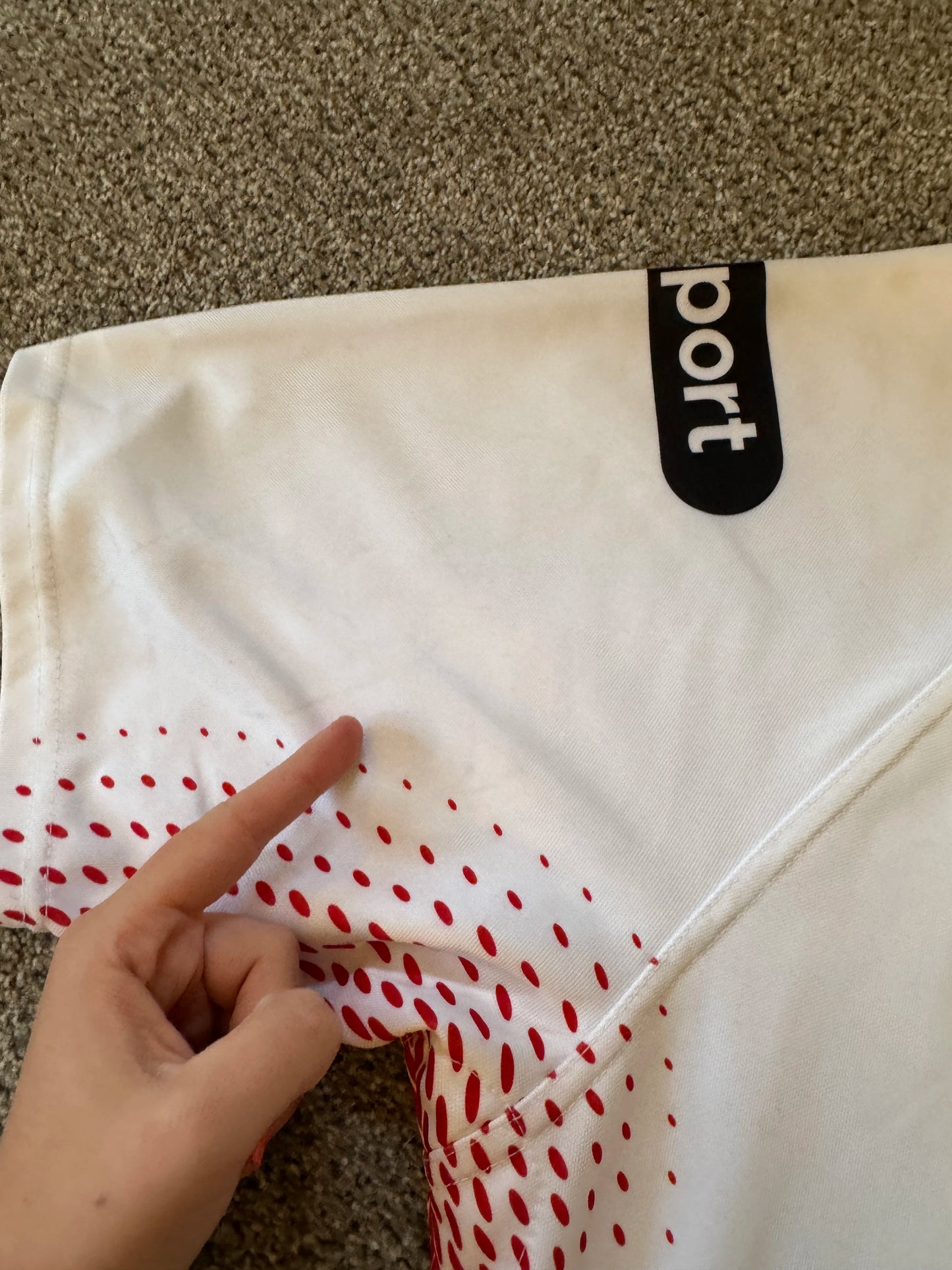 Extra large Kukri White Ulster Rugby Shirt