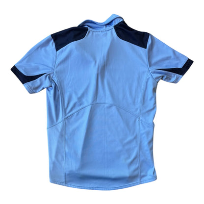 Small Blk Blue Rugby Referee Polo Shirt