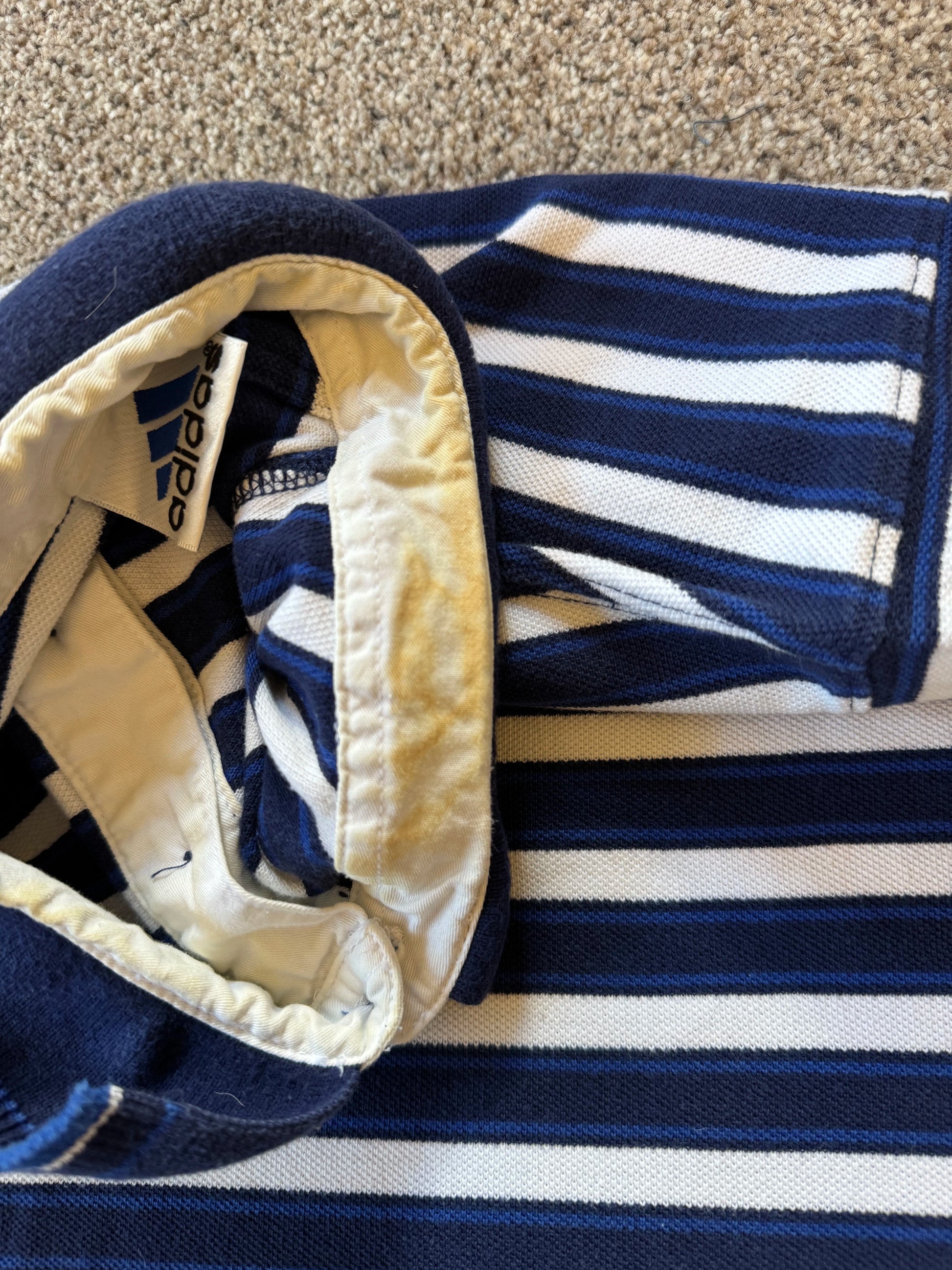 Medium Adidas Navy Polo Shirt