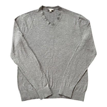 Medium Gap Grey V-Neck Jumper