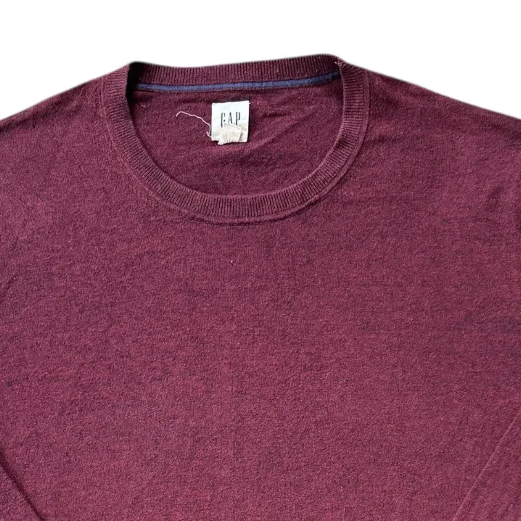 Medium Gap Burgundy Thin Jumper