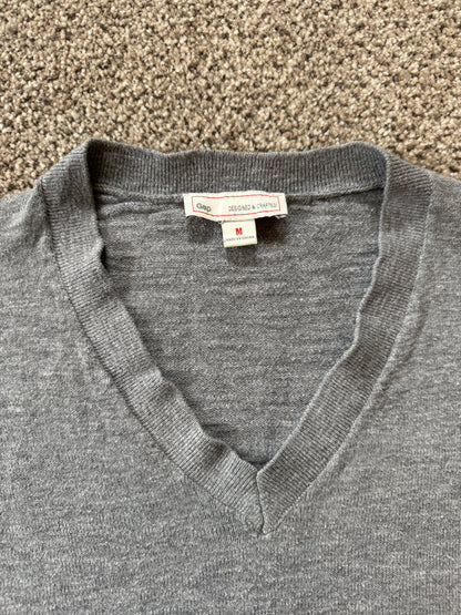 Medium Gap Grey V-Neck Jumper