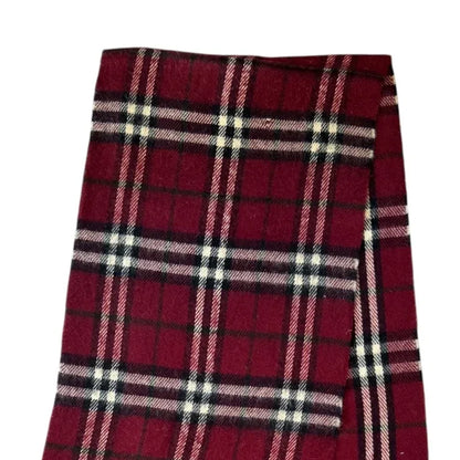 Burberry Red Lambswool Scarf