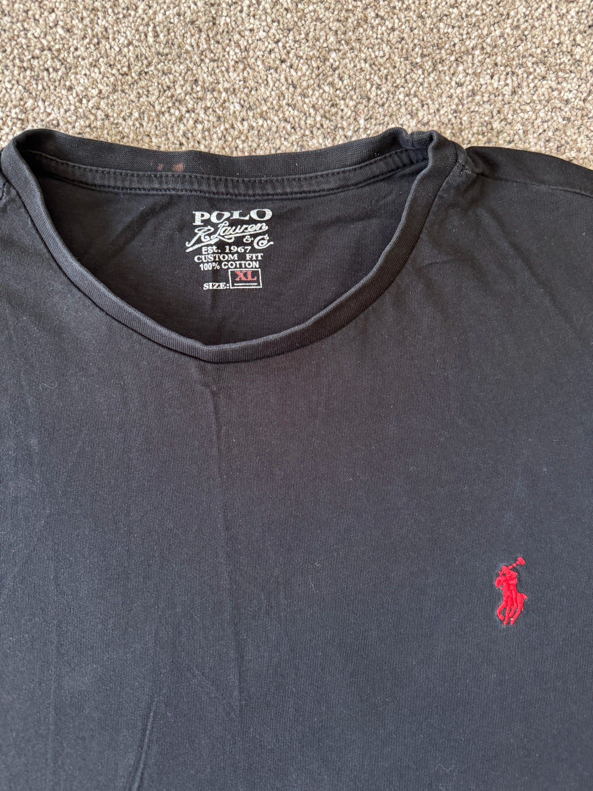 Extra large Ralph Lauren Black T-Shirt