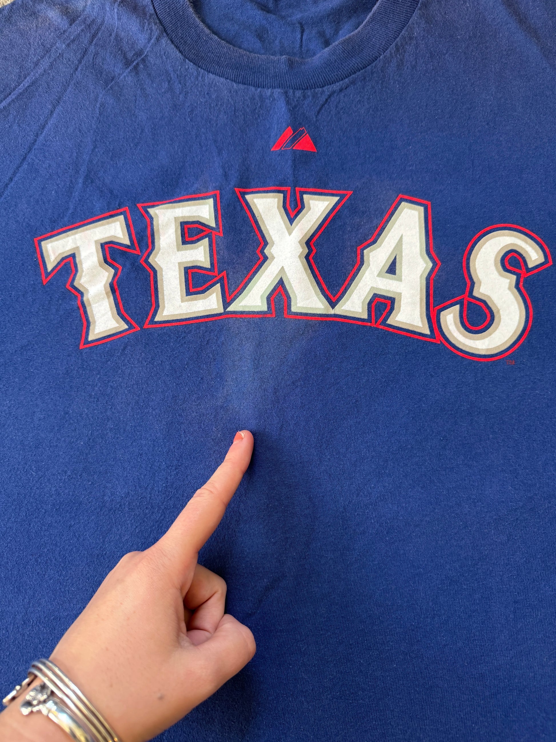 Extra large Majestic Blue Texas T-Shirt