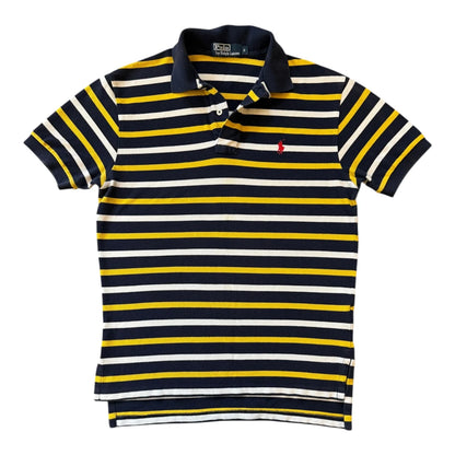 Small Ralph Lauren Navy Yellow Polo Shirt