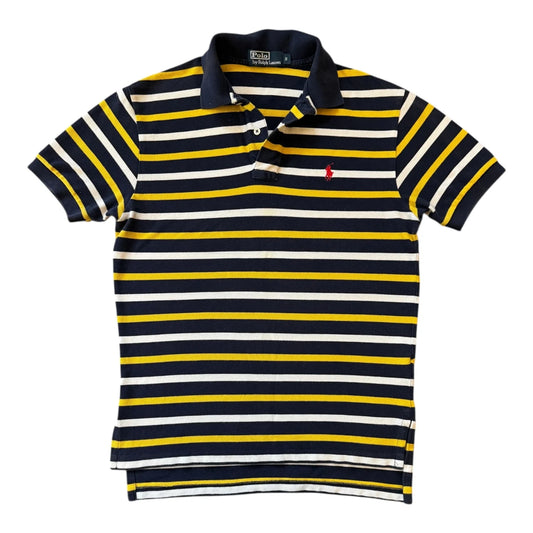 Small Ralph Lauren Navy Yellow Polo Shirt
