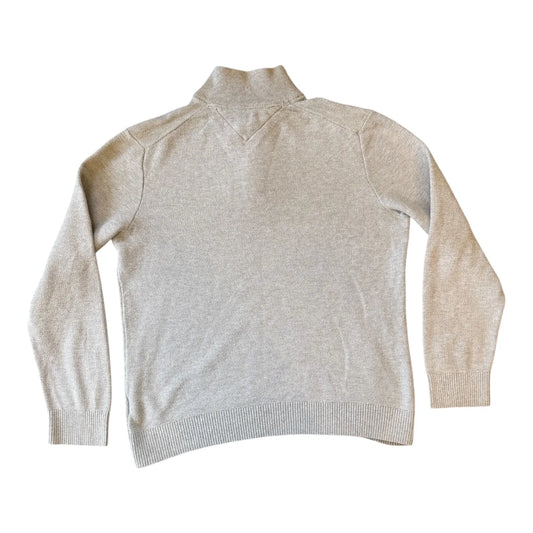 Large Tommy Hilfiger Light Grey 1/4 Zip