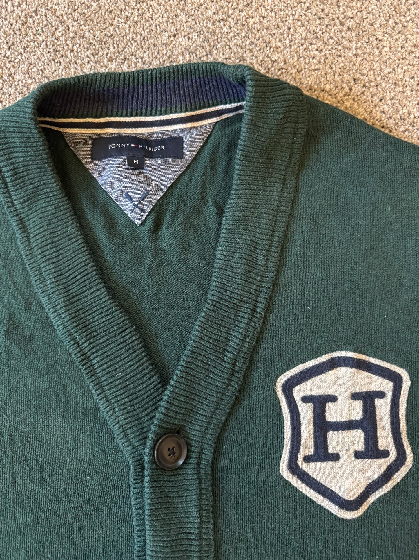 Medium Tommy Hilfiger Green Cardigan